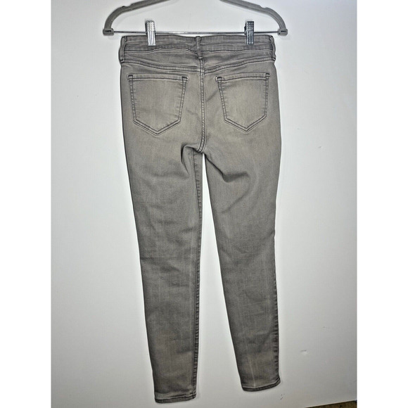 Old Navy Womens Charcoal Grey Wash Mid Rise Jeans Denim Preppy Casual Size 4 - Picture 7 of 8